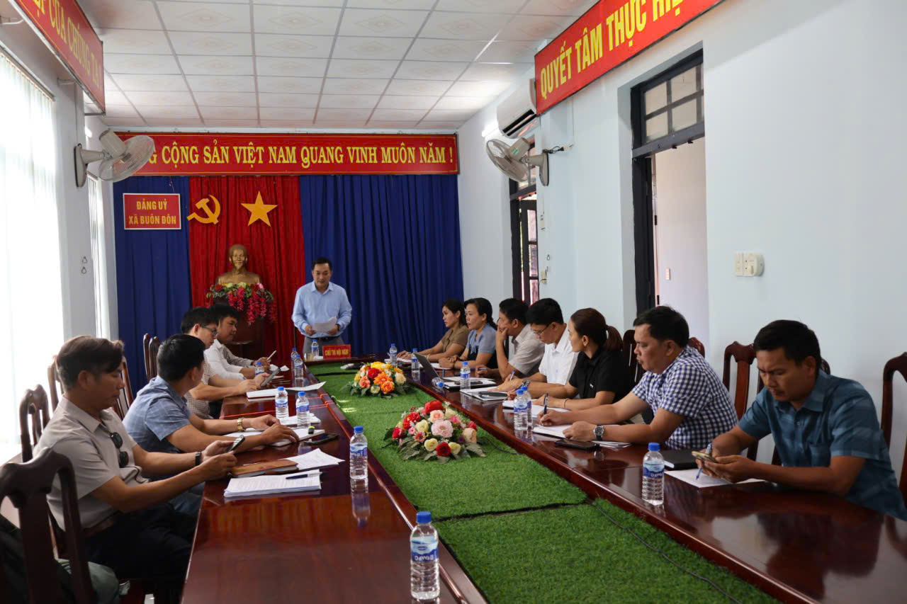 THƯỜNG TRỰC HĐND XÃ TỔ CHỨC HỘI NGHỊ LIÊN TỊCH TRIỂN KHAI CÔNG TÁC CHUẨN BỊ KỲ HỌP THỨ HAI, HĐND XÃ KHÓA I.